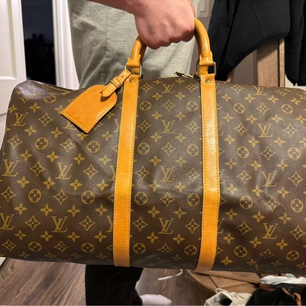Louis Vuitton🔥 EUC • Keepall 55 (comes with dustbag and luggage tag) - Picture 5 of 12